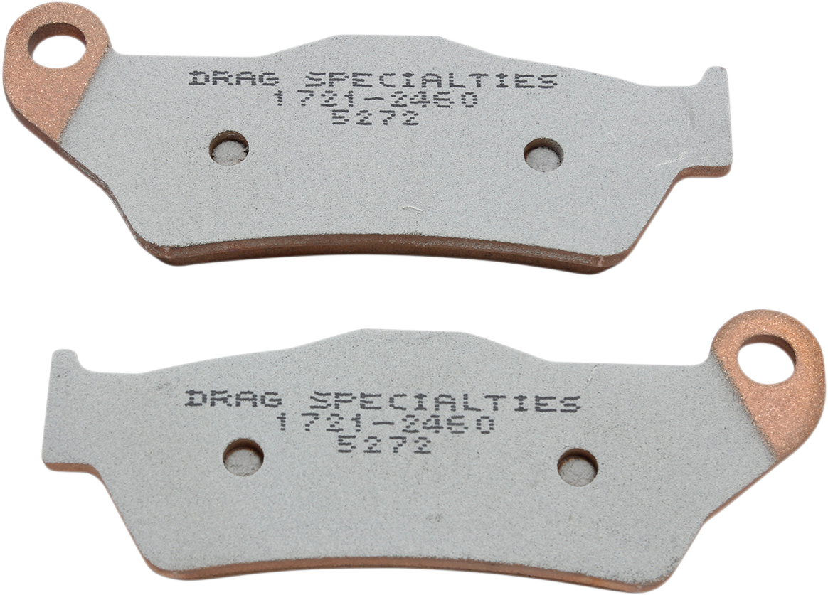 Drag Premium Sintered Metal Rear Brake Pads 2016-2020 Harley Street XG500 XG750