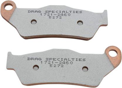 Drag Premium Sintered Metal Rear Brake Pads 2016-2020 Harley Street XG500 XG750