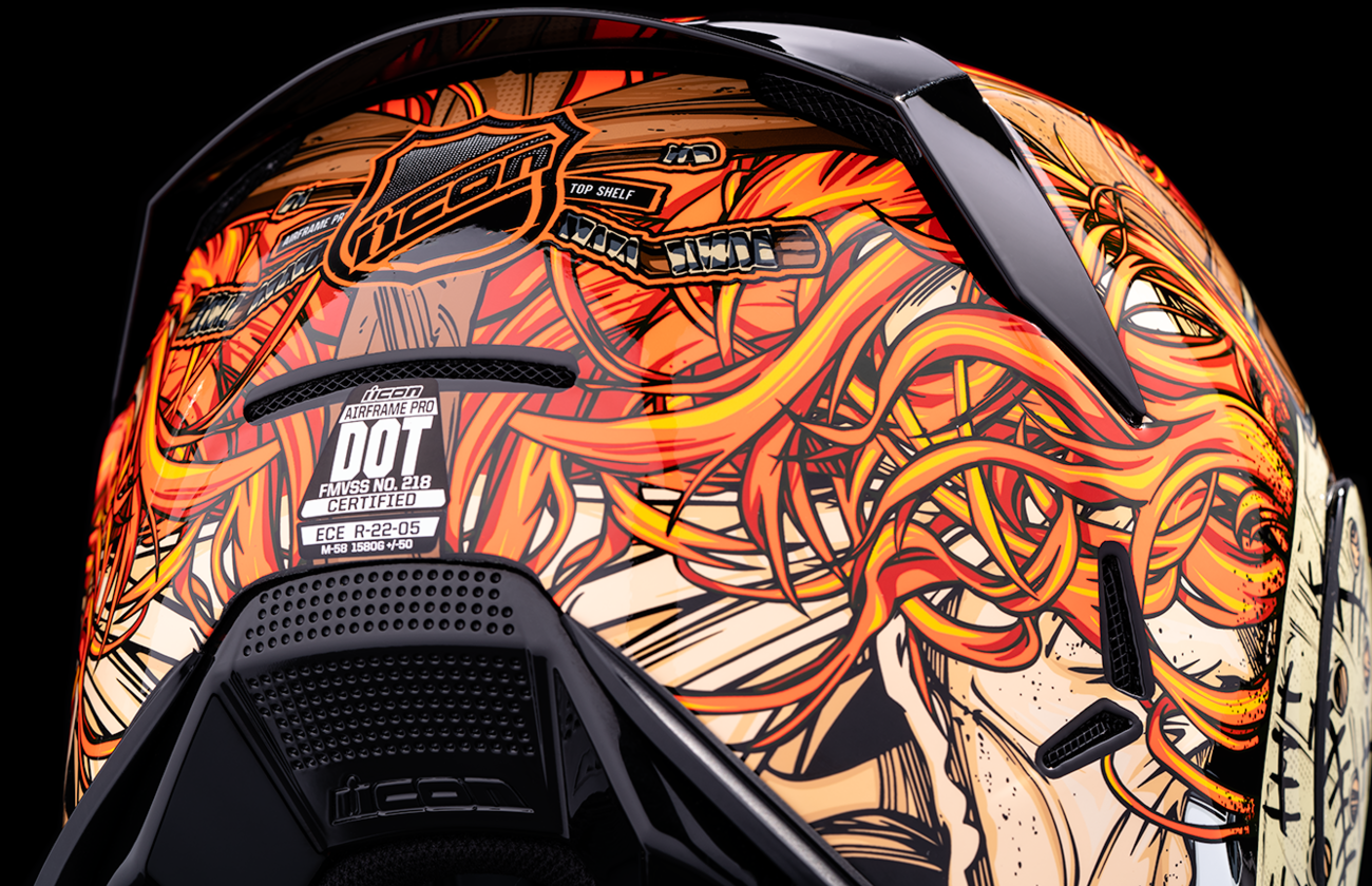 Icon Airframe Pro Topshelf Unisex Adult Motorcycle Street Race Full Face Helmet