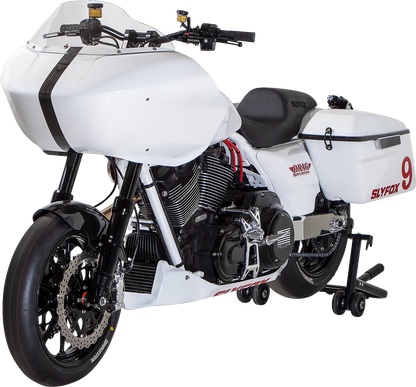 Slyfox Bolt On Carbon Fiber Front Fender 19" for 2014-2022 Harley Touring
