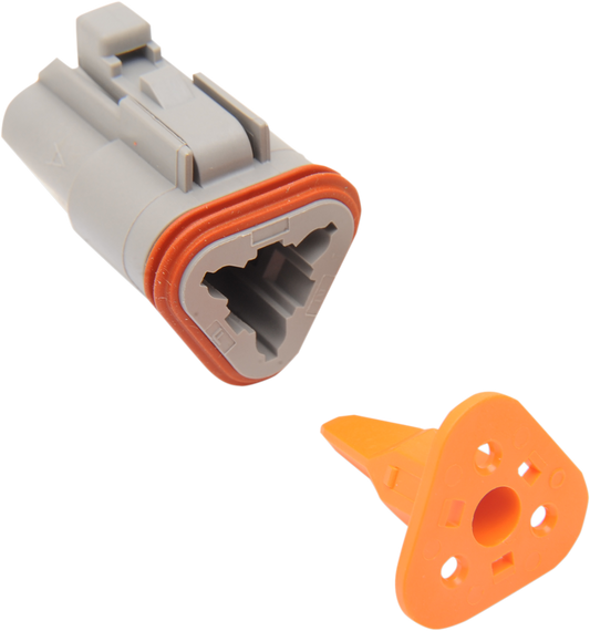 Namz Deutsch Receptacle DT Sealed Connector Component 3 Pin for Harley Davidson
