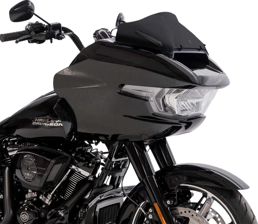Klock Werks Sport Flare 8" Black Windshield for 2023-2025 Harley Road Glide FLTR