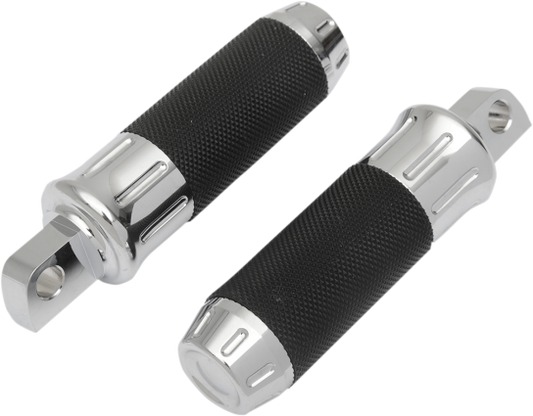 Drag Specialties Chrome Motorcycle Male Mount Foot Peg Set for Harley Davidson