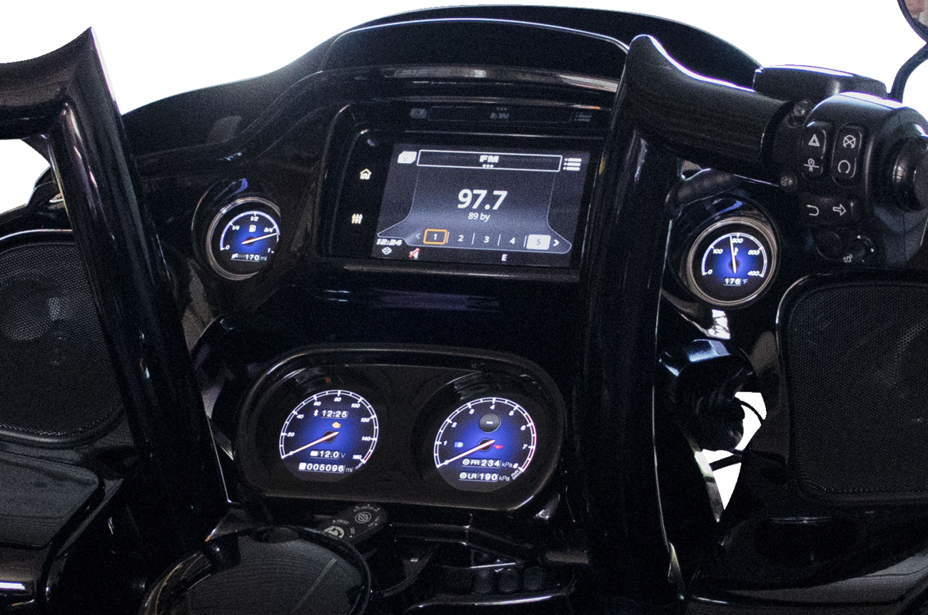 Koso HD-03X TFT Electronic Multi-Function Gauge Set for 2014-2023 Harley Touring