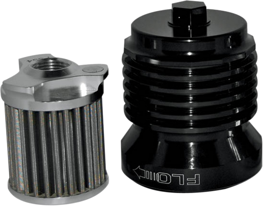PC Racing Flo Black Reusable Motorcycle Oil Filter 82-20 Harley BMW Moto Guzzi