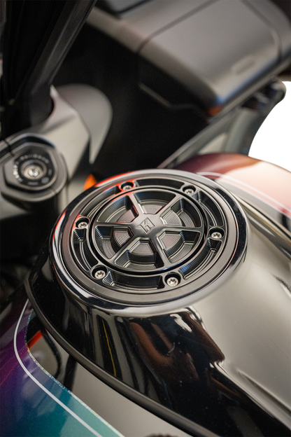 Kodlin Ascent Pro Black Gas Fuel Cap fits 2023-2026 Harley Road Street Glide