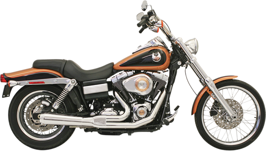 Bassani Road Rage 2-1 Megaphone Short Exhaust 2006-2017 Harley Dyna Fat Bob FXDB