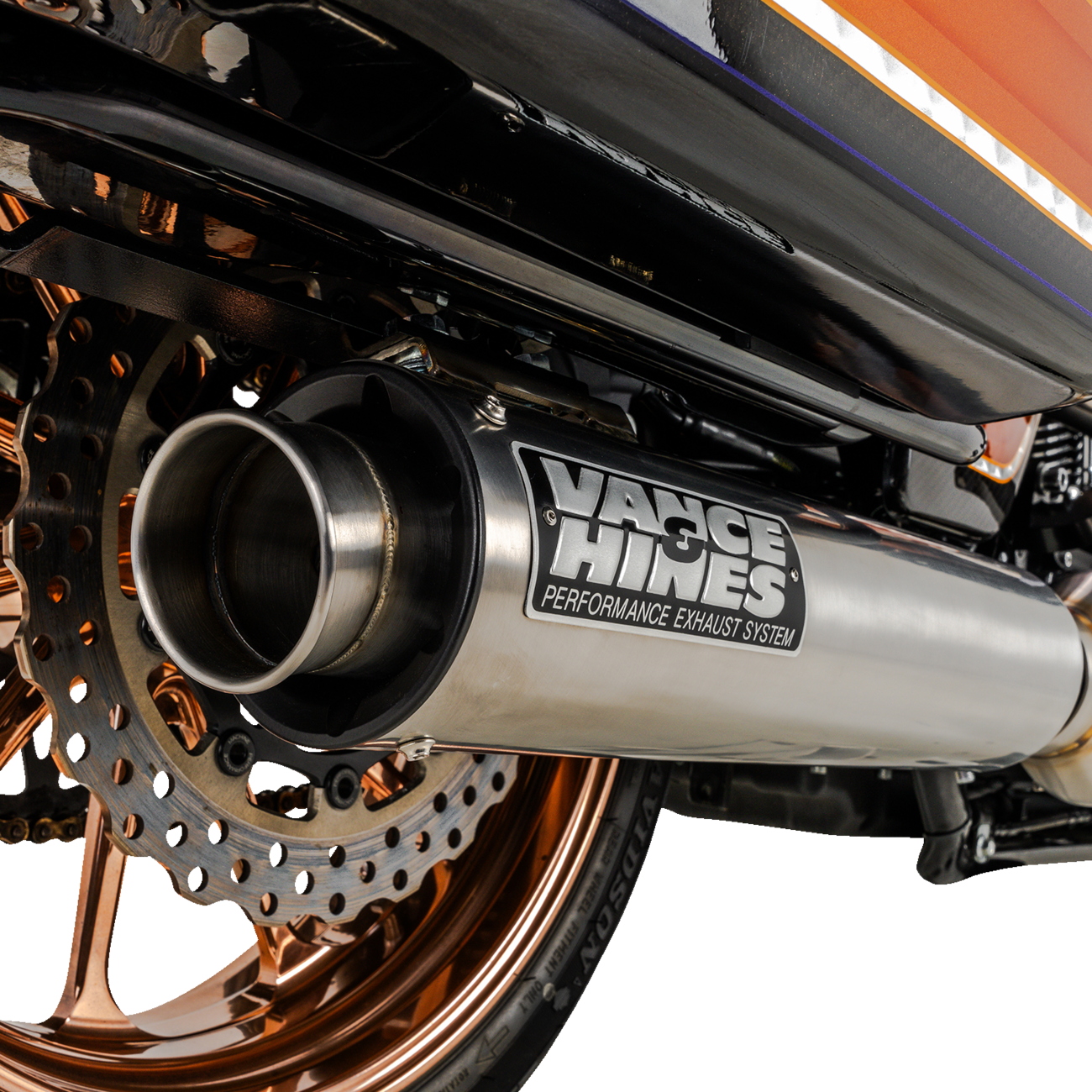 Vance & Hines Super Sport 2-1 Exhaust System for 2017-2024 Harley Touring M8