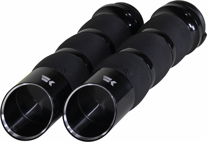 Khrome Werks Edge Air Cushion TBW Hand Grips fits 2008-2025 Touring Softail Dyna