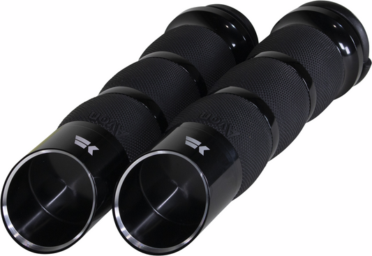 Khrome Werks Edge Air Cushion TBW Hand Grips fits 2008-2024 Touring Softail Dyna