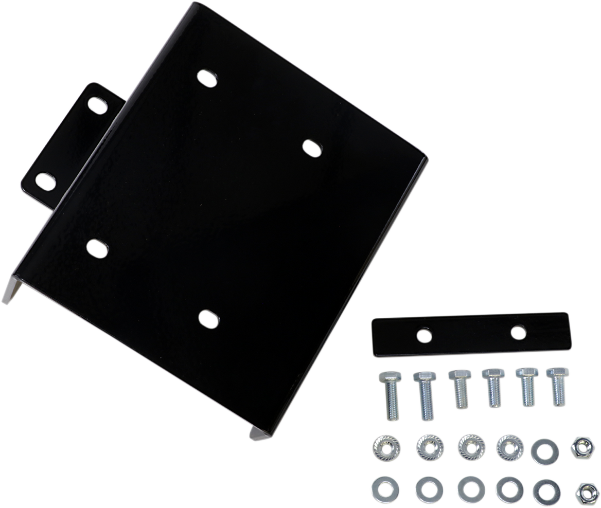 Moose Utility Black Front UTV Side by Side Winch Mount 2016-18 Yamaha Wolverine