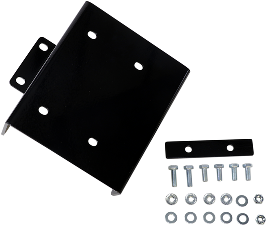 Moose Utility Black Front UTV Side by Side Winch Mount 2016-18 Yamaha Wolverine