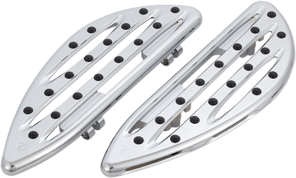 Arlen Ness Chrome Deep Cut Driver Floorboards fits 1980-2026 Harley Touring 06-838