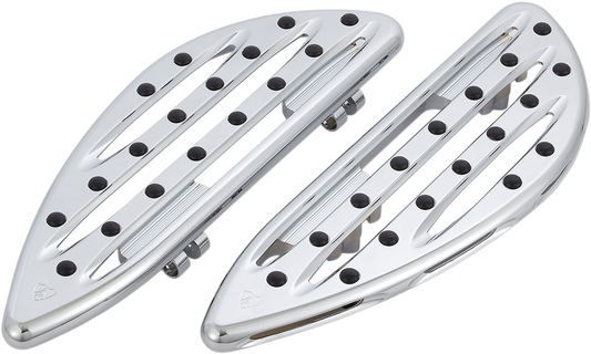 Arlen Ness Chrome Deep Cut Driver Floorboards fits 1980-2024 Harley Touring 06-838