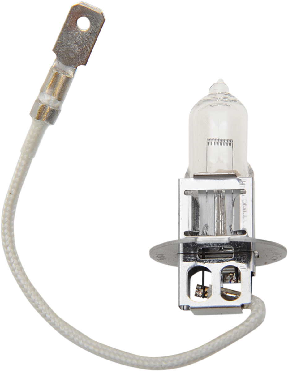 Drag Specialties White 35W Halogen PK22s H3 Front Motorcycle Headlight Bulb