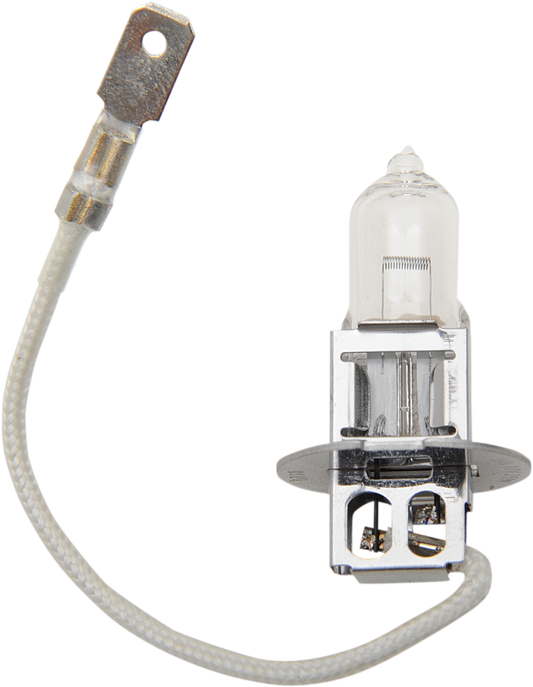 Drag Specialties White 35W Halogen PK22s H3 Front Motorcycle Headlight Bulb