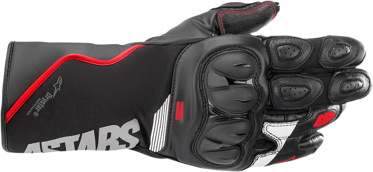 Alpinestars SP 365 Black Red White Motorcycle Riding Street Racing Mens Gloves