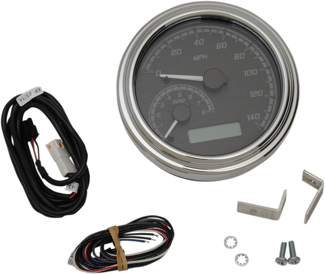 Dakota Digital MVX 140 Mph Tank Mounted Speedometer 11-19 Harley Road King FLHR