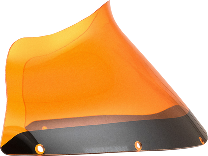 Klock Werks Kolor Flare 9" Orange Windshield fits Harley Dyna FXRP Style Fairing