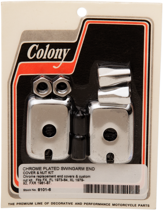 Colony  Rear Axle Adjuster Kit 1986-1996 Harley Davidson Sportster XLH XLC