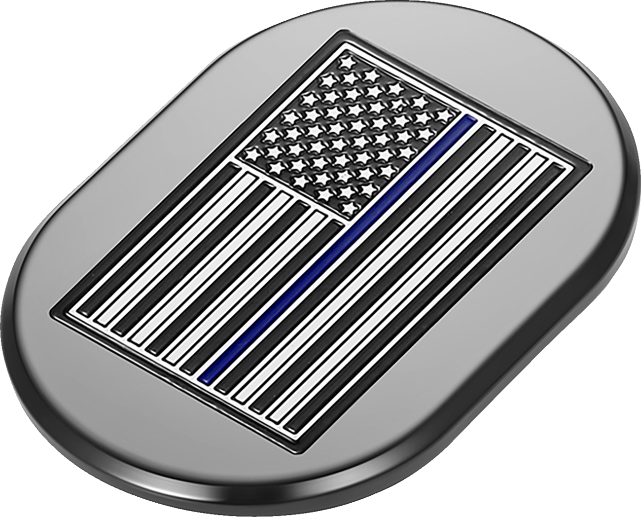 Figurati Blue Line American Flag Right Antenna Insert 2009-2023 Harley Touring
