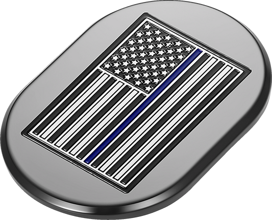 Figurati Blue Line American Flag Right Antenna Insert 2009-2023 Harley Touring