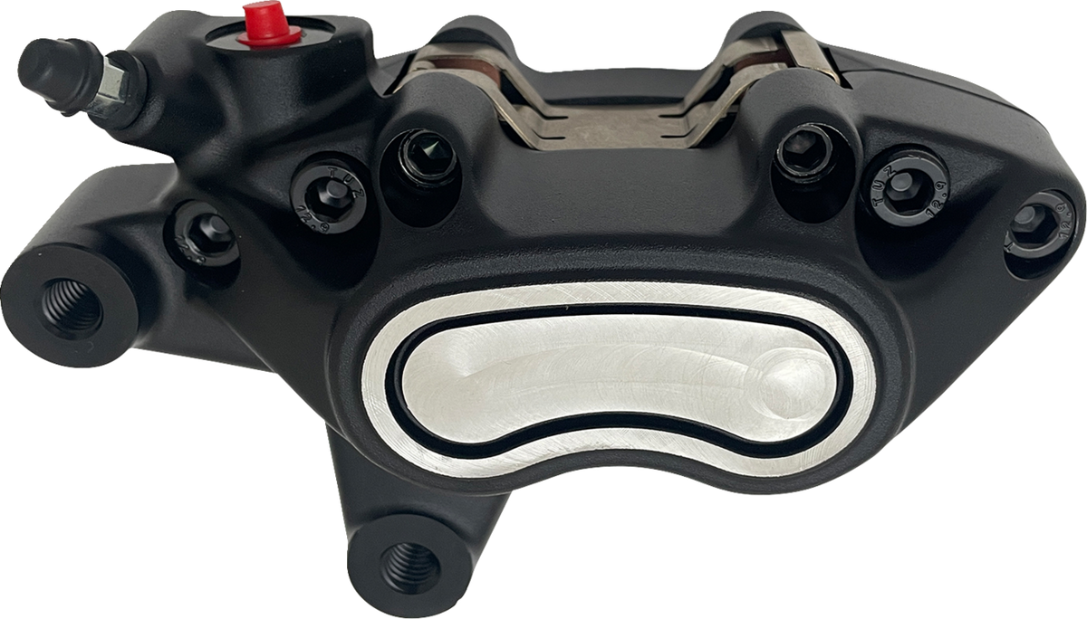 Drag Specialties Front Black Brake Caliper for 2015-2026 Harley Softail