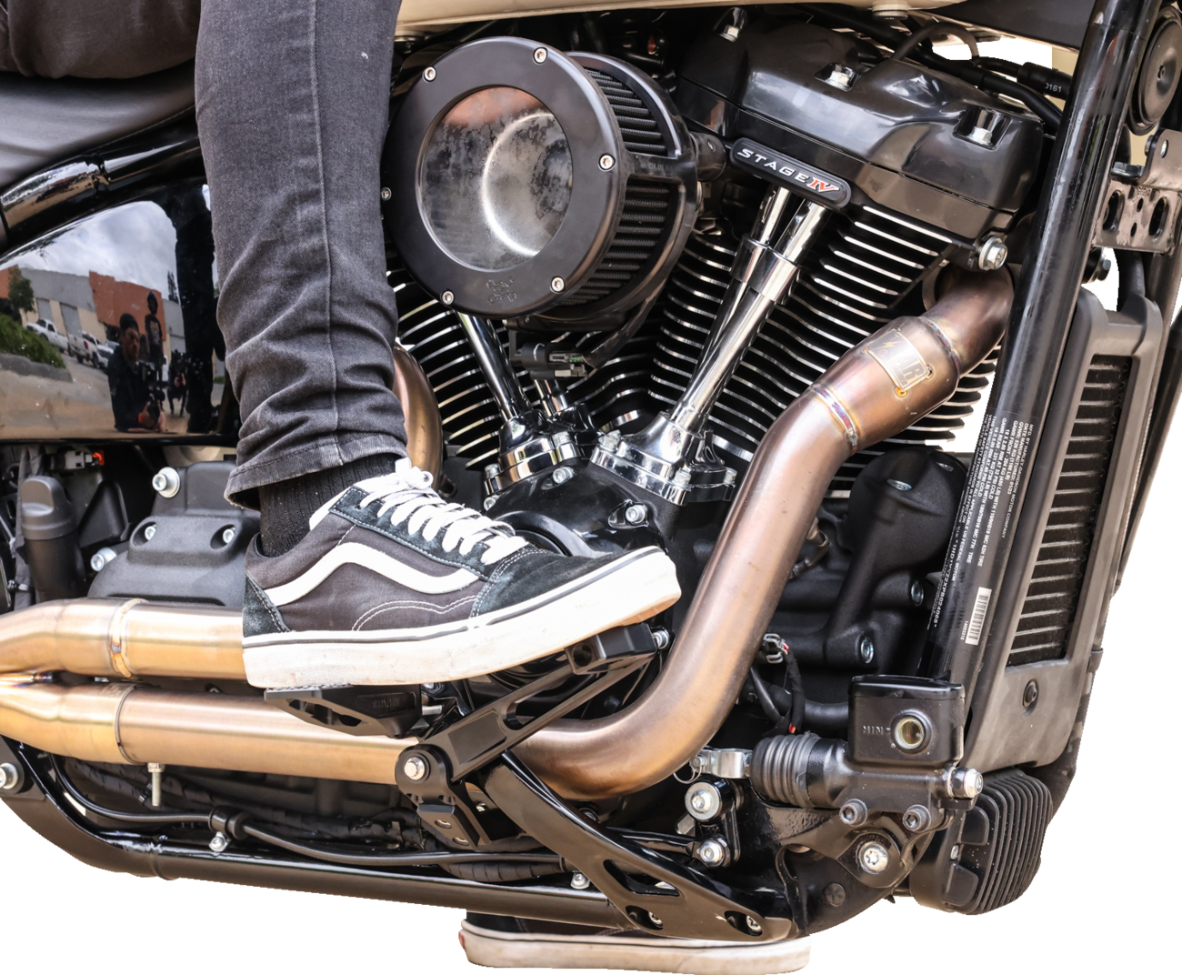 Thrashin Billet Black Brake Arm for 2018-2023 Harley Davidson Softail FXLR FXFB