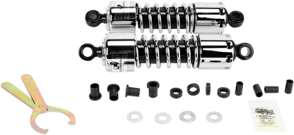 Progressive 412 Chrome 11" Standard Rear Shocks 1977-2003 Harley Sportster XLH