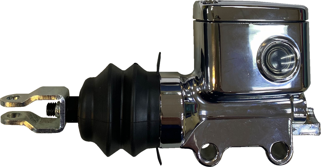 Drag Specialties Chrome Rear Brake Master Cylinder 2018-2023 Harley Softail M8