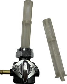 Drag Specialties Black Left Outlet Vacuum Petcock Fuel Valve for Harley Davidson