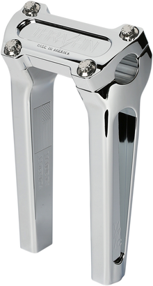 Thrashin Supply Chrome 8" Straight Motorcycle Handlebar Riser Kit for Harley