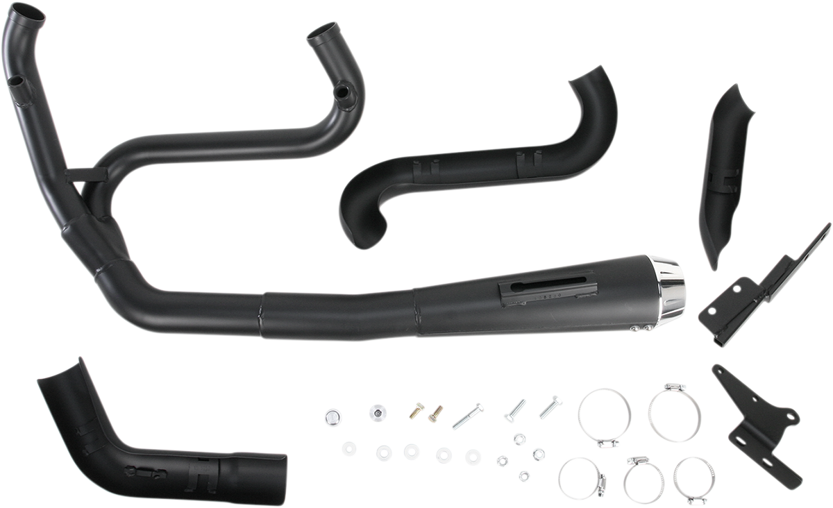 Bassani Road Rage 2-1 Megaphone Exhaust 1991-2017 Harley Dyna Super Glide FXDB