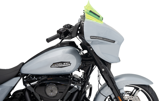Klock Werks Kolor Flare 8" Green Ice Windshield for 2023-25 Harley Street Glide