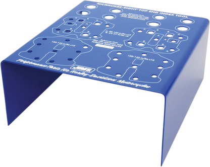 Jims Blue Complete M8 Top End Hardware Bolt Organizer Tray Stand for Harley