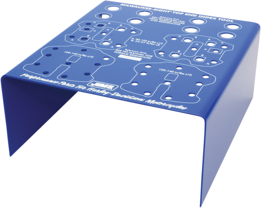 Jims Blue Complete M8 Top End Hardware Bolt Organizer Tray Stand for Harley
