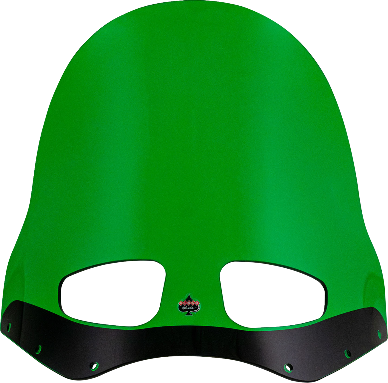 Klock Werks 15" Kolor Flare Green Road Warrior Fairing Motorcycle Windshield