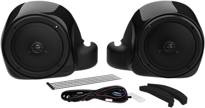Hogtunes Gen 4 Front Lower Speakers 2014-2024 Harley Touring FLTRU Liquid-Cooled