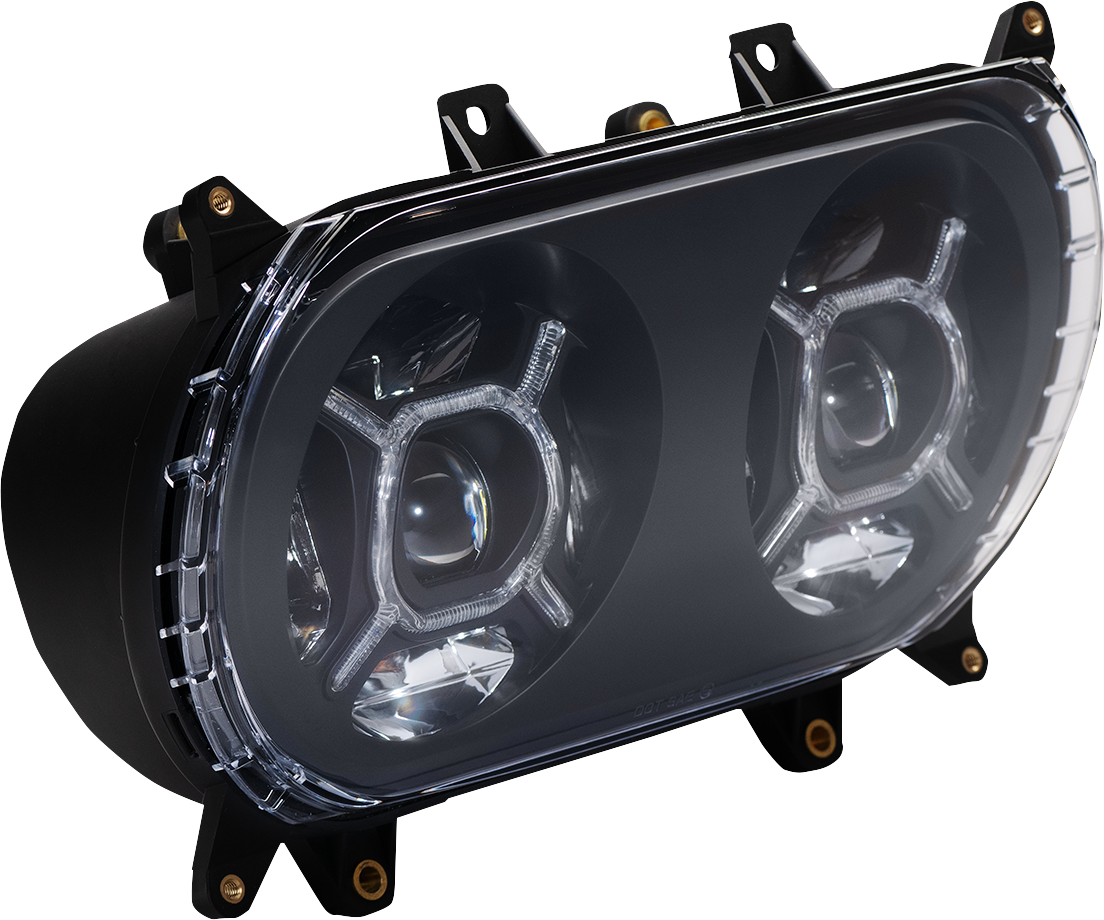 Custom Dynamics Double-X LED Headlight Assembly 2015-2024 Harley Road Glide FLTR