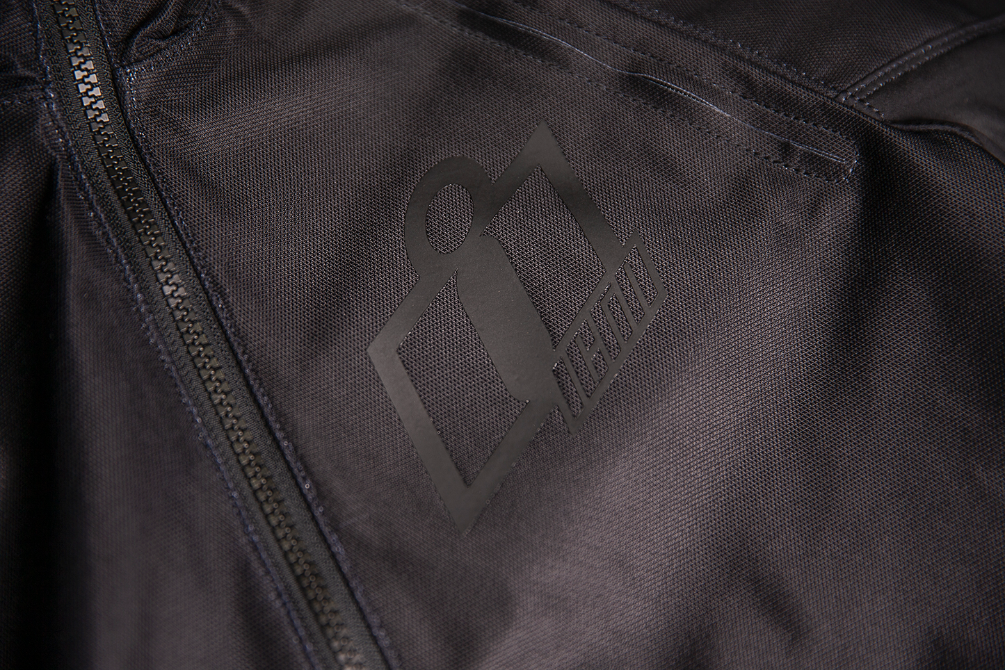 Icon Airform Adult Mens Black Motorcycle Riding Street Racing Zipper Jacket