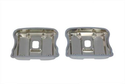 Vtwin Chrome Rocker Box Cover Set fits 2004-2014 Harley Davidson Sportster