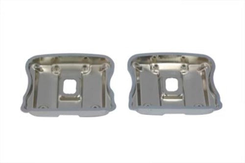 Vtwin Chrome Rocker Box Cover Set fits 2004-2014 Harley Davidson Sportster