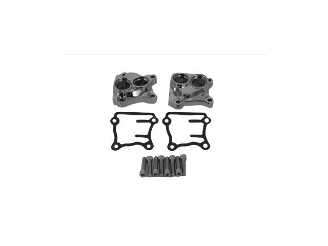 Vtwin Chrome Tappet Blocks W/ Gaskets & Hardware fits 1999-2014 Harley FXD FXST