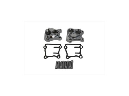 Vtwin Chrome Tappet Blocks W/ Gaskets & Hardware fits 1999-2014 Harley FXD FXST