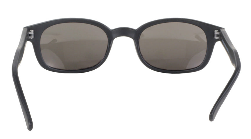 X-KD's Original 1 Pair Matte Black Gold Lens Old School Biker Sunglasses 1000