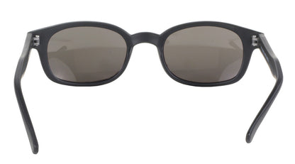X-KD's Original 1 Pair Matte Black Gold Lens Old School Biker Sunglasses 1000