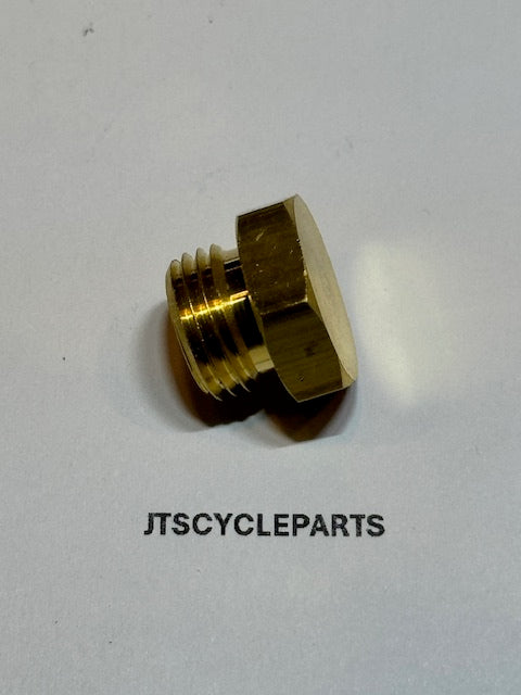 S&S Carburetor Carb Float Bowl Plug for Super B/E/G Harley 11-2092