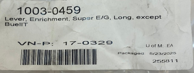 S&S Carburetor Carb Enrichment Lever Super E/G for Harley Davidson 17-0329