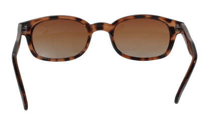 X-KD's Original 1 Pair Demi Frame Amber Fade Old School Biker Sunglasses 100