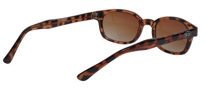 X-KD's Original 1 Pair Demi Frame Amber Fade Old School Biker Sunglasses 100
